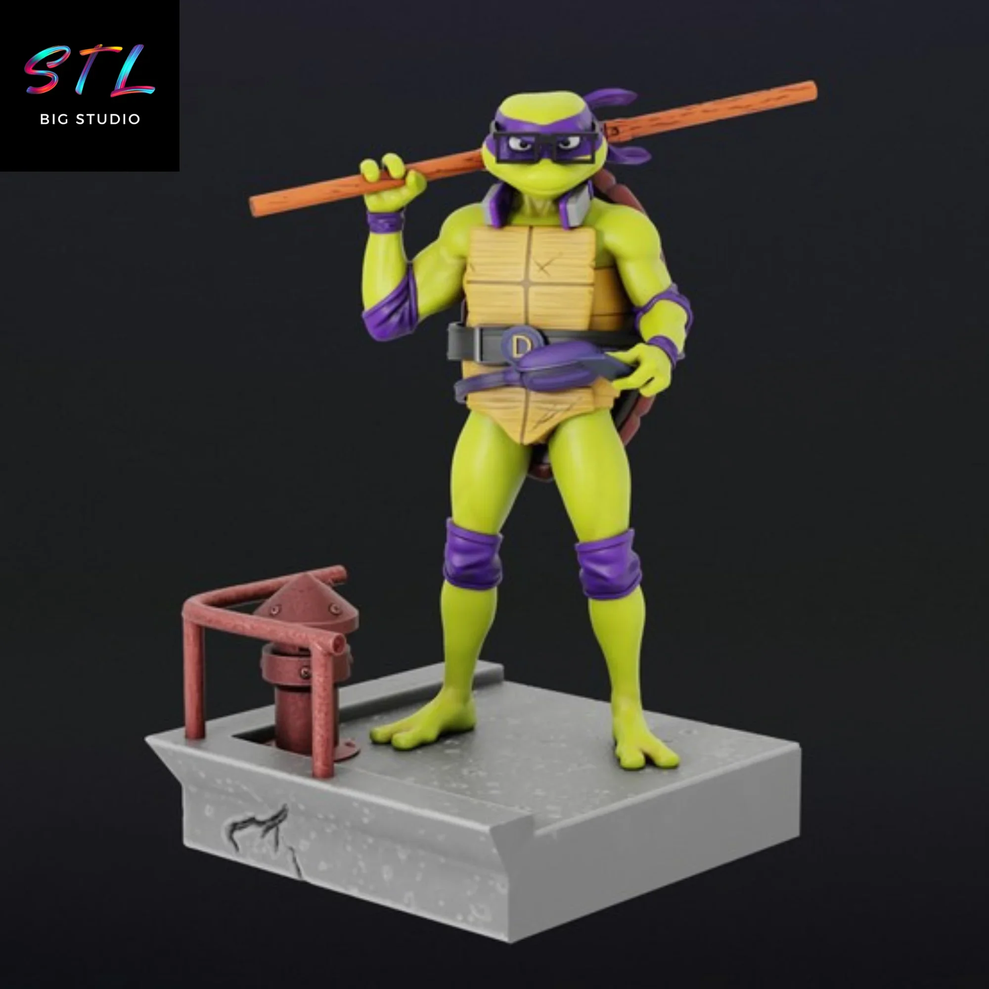 donatello stl tortugas ninja impresion 3d donatello stl tortugas ninja impresion 3d