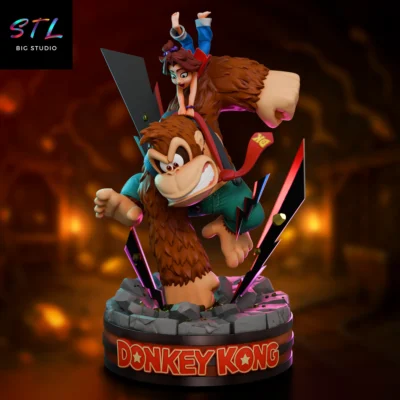 donkey kong stl impresion 3d videojuegos