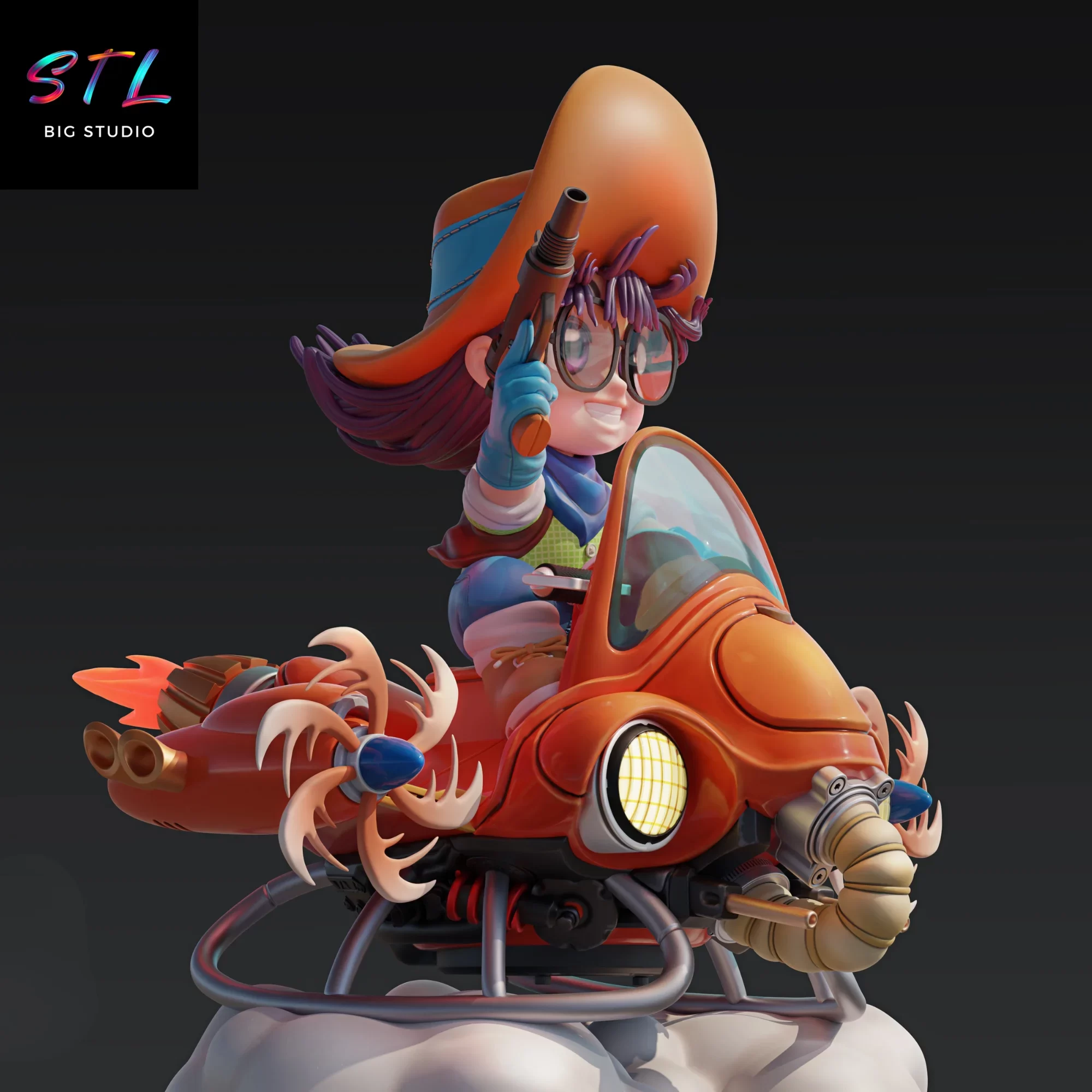 dr slump stl arale impresion 3d dr slump stl arale impresion 3d