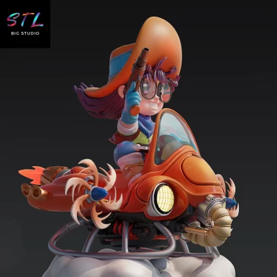 dr slump stl arale impresion 3d