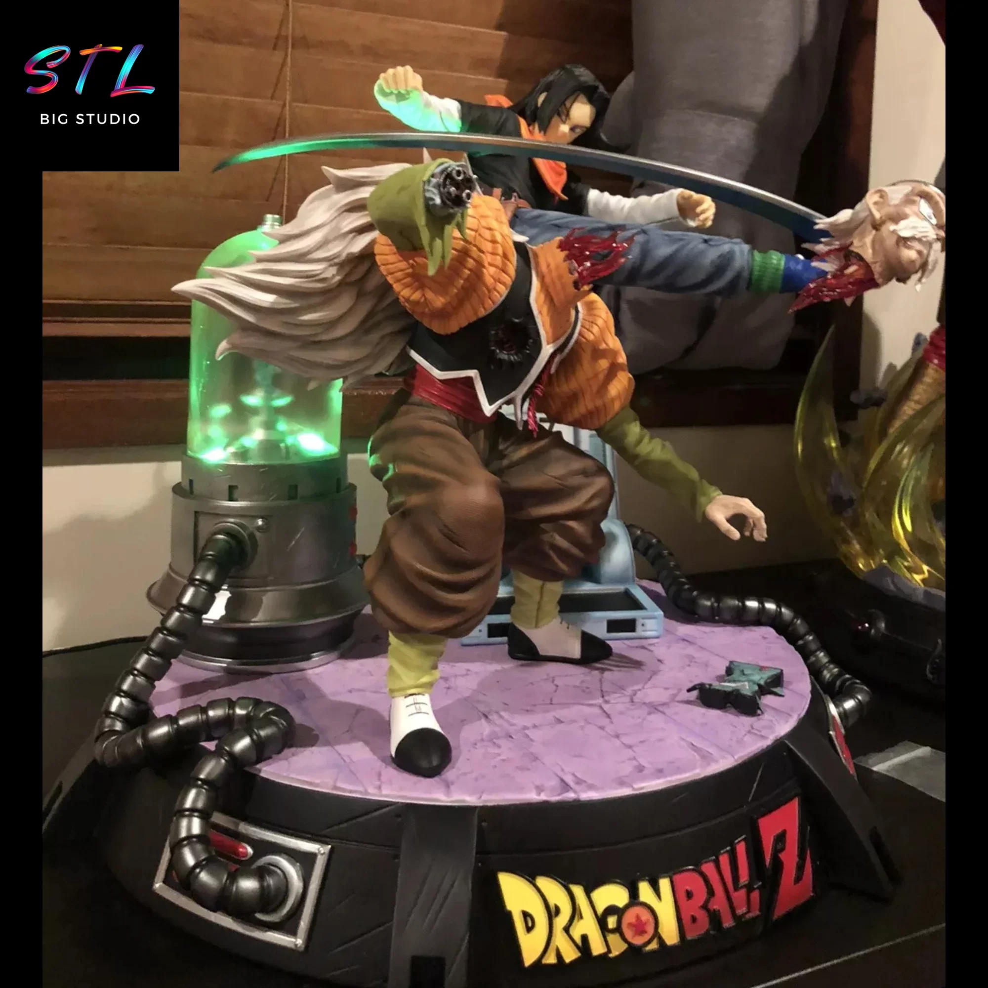 dragon ball stl a17 vs dr gero impresion 3d dragon ball stl a17 vs dr gero impresion 3d