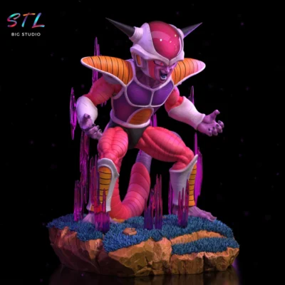 dragon ball stl freezer primera forma para impresion 3d