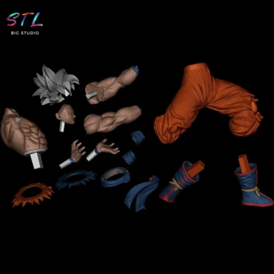 dragon ball stl goku vs jiren impresion 3d