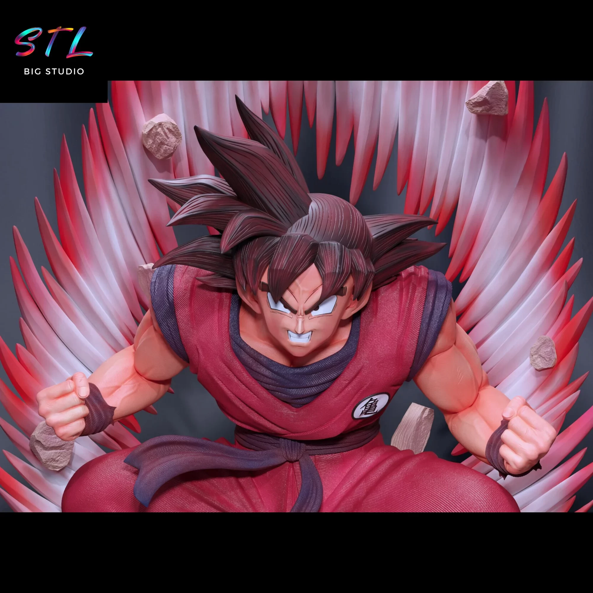 dragon ball stl son goku kaioken para impresion 3d dragon ball stl son goku kaioken para impresion 3d