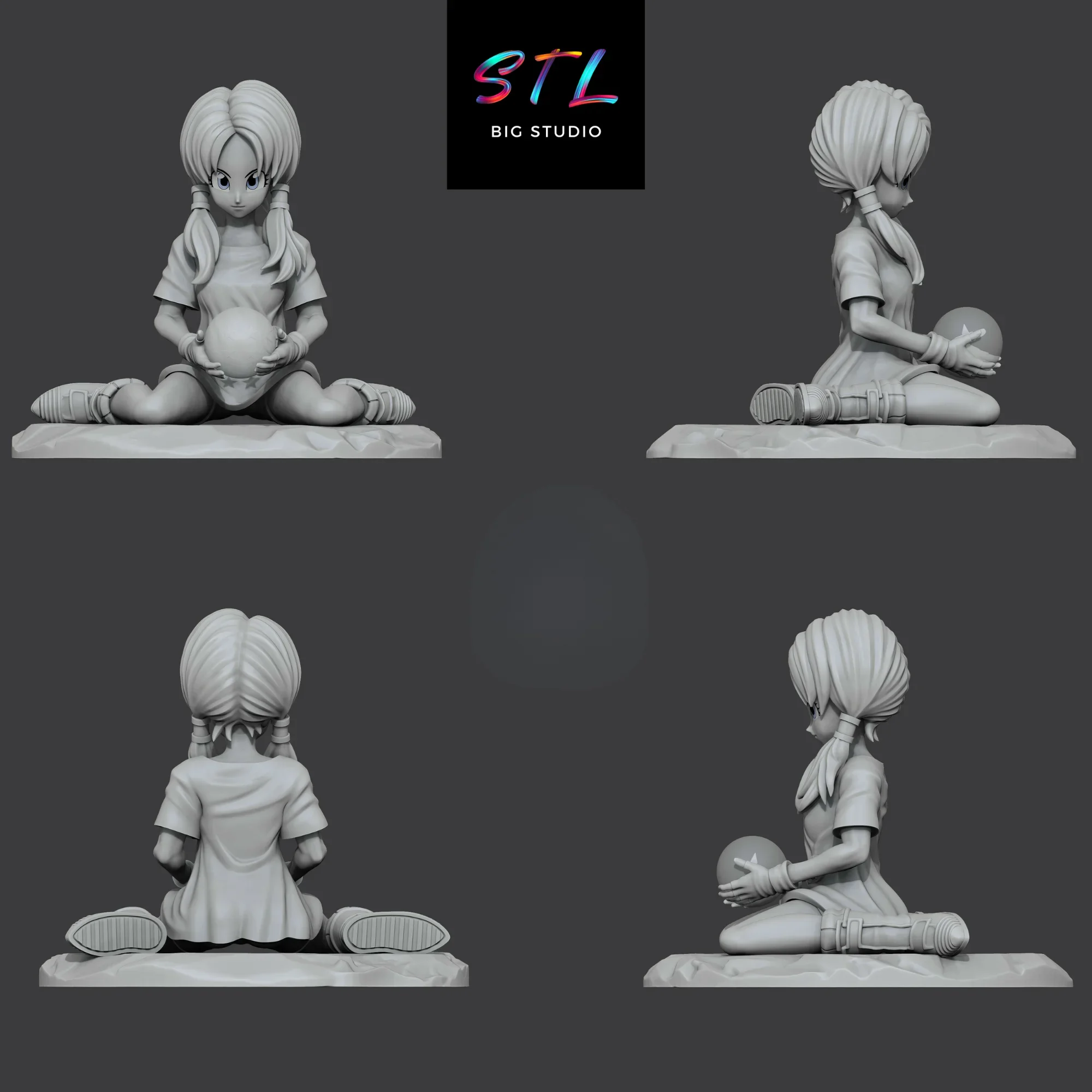 dragon ball stl videl para impresion 3d dragon ball stl videl para impresion 3d