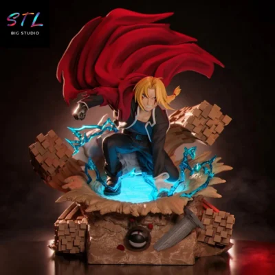 edward elric stl diorama impresion 3d fullmetal alchemist
