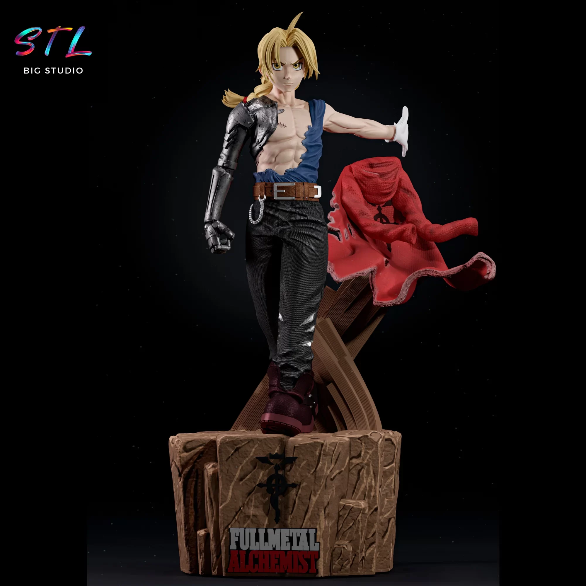 edward elric stl impresion 3d