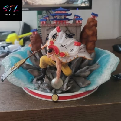 edward newgate stl diorama one piece 3d print