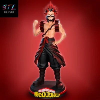 eijiro kirishima stl red riot impresion 3d my hero academia