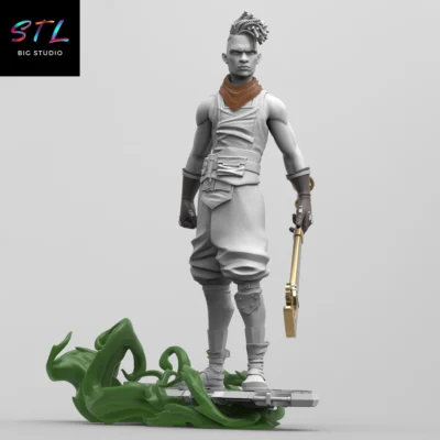 ekko stl league of legends impresion 3d arcane