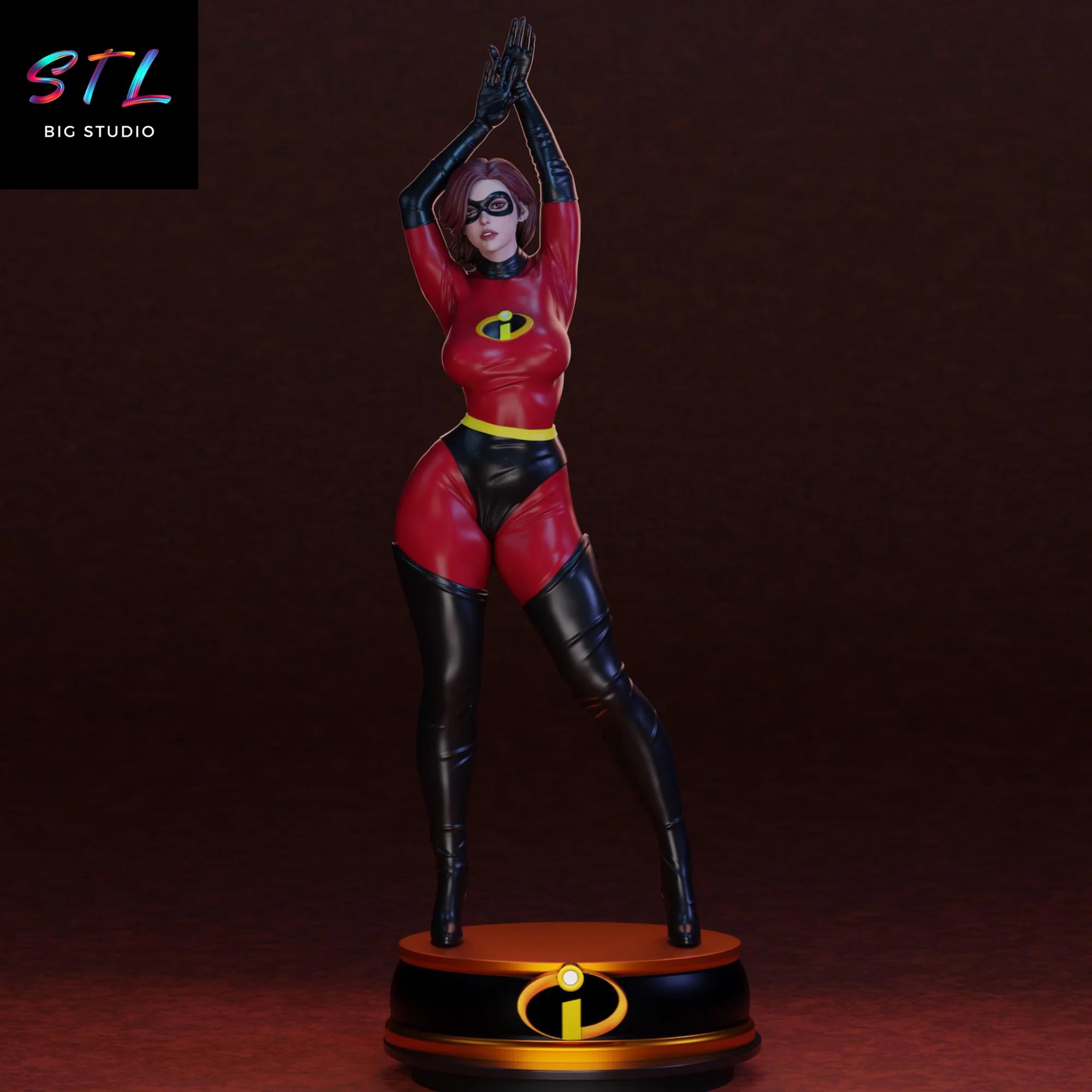 elastigirl stl los increibles impresion 3d