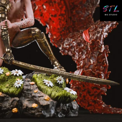 elden ring stl malenia espada de miquella para impresion 3d