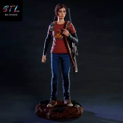ellie stl the last of us impresion 3d