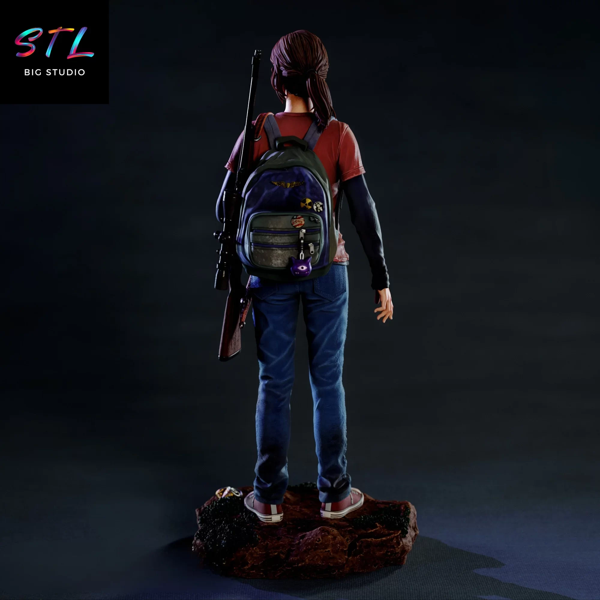 ellie the last of us stl videojuegos impresion 3d ellie the last of us stl videojuegos impresion 3d