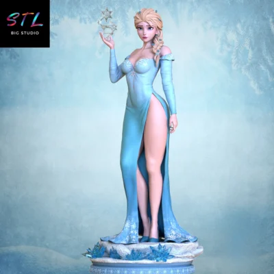 elsa stl frozen impresion 3d