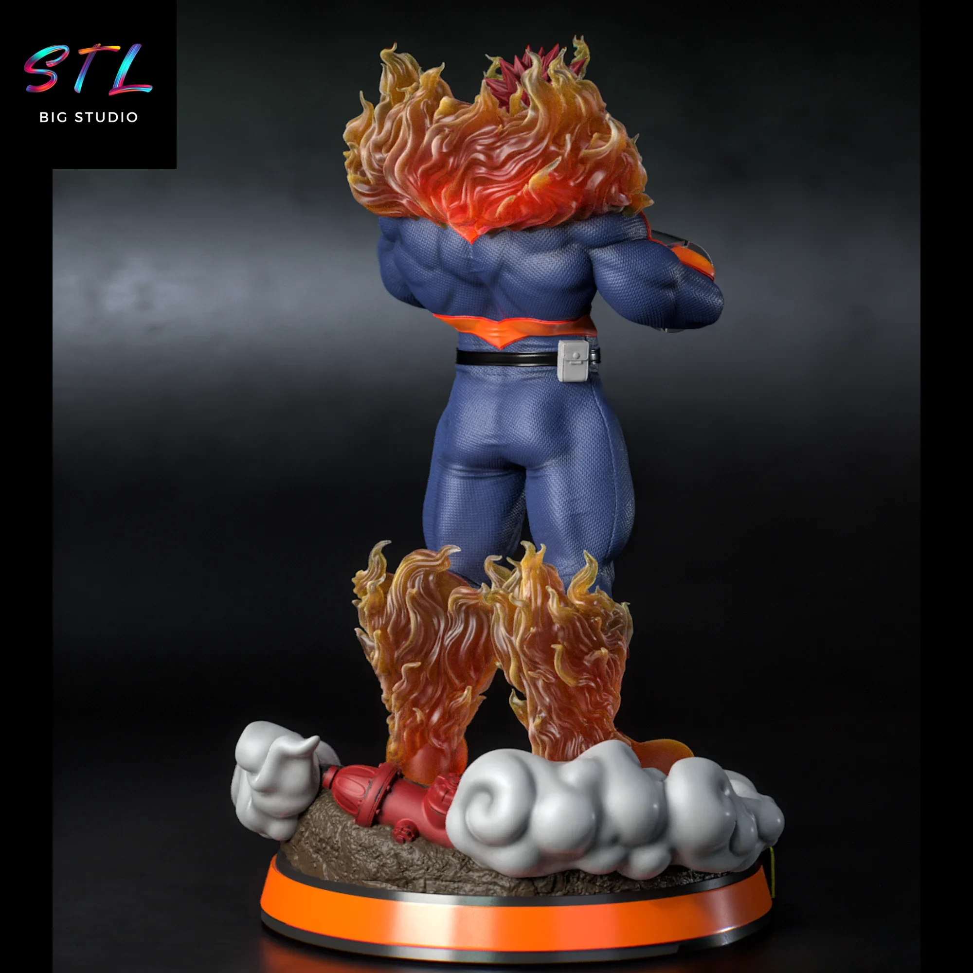 enji todoroki stl endeavor impresion 3d boku no hero enji todoroki stl endeavor impresion 3d boku no hero