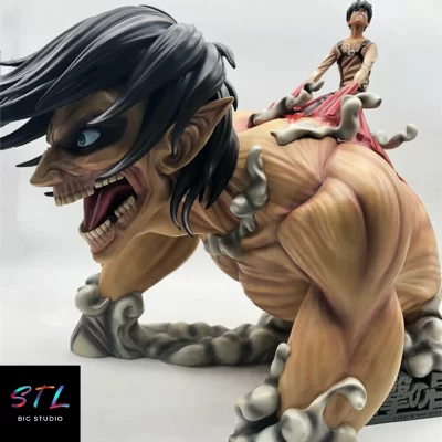 eren titan stl diorama