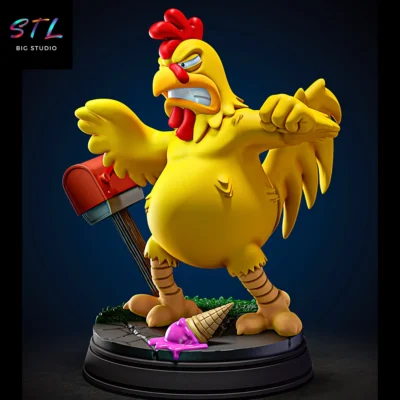 ernie el pollo gigante stl padre de familia impresion 3d