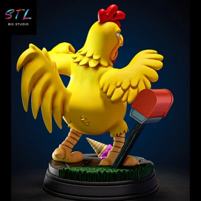 ernie the giant chicken stl padre de familia impresion 3d