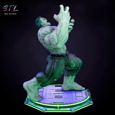 estatua hulk stl marvel vengadores 3d