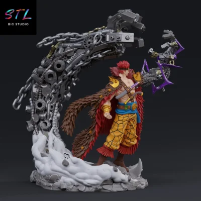 eustass kid stl one piece impresion 3d