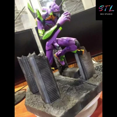 evangelion eva 01 stl impresion 3d figura anime
