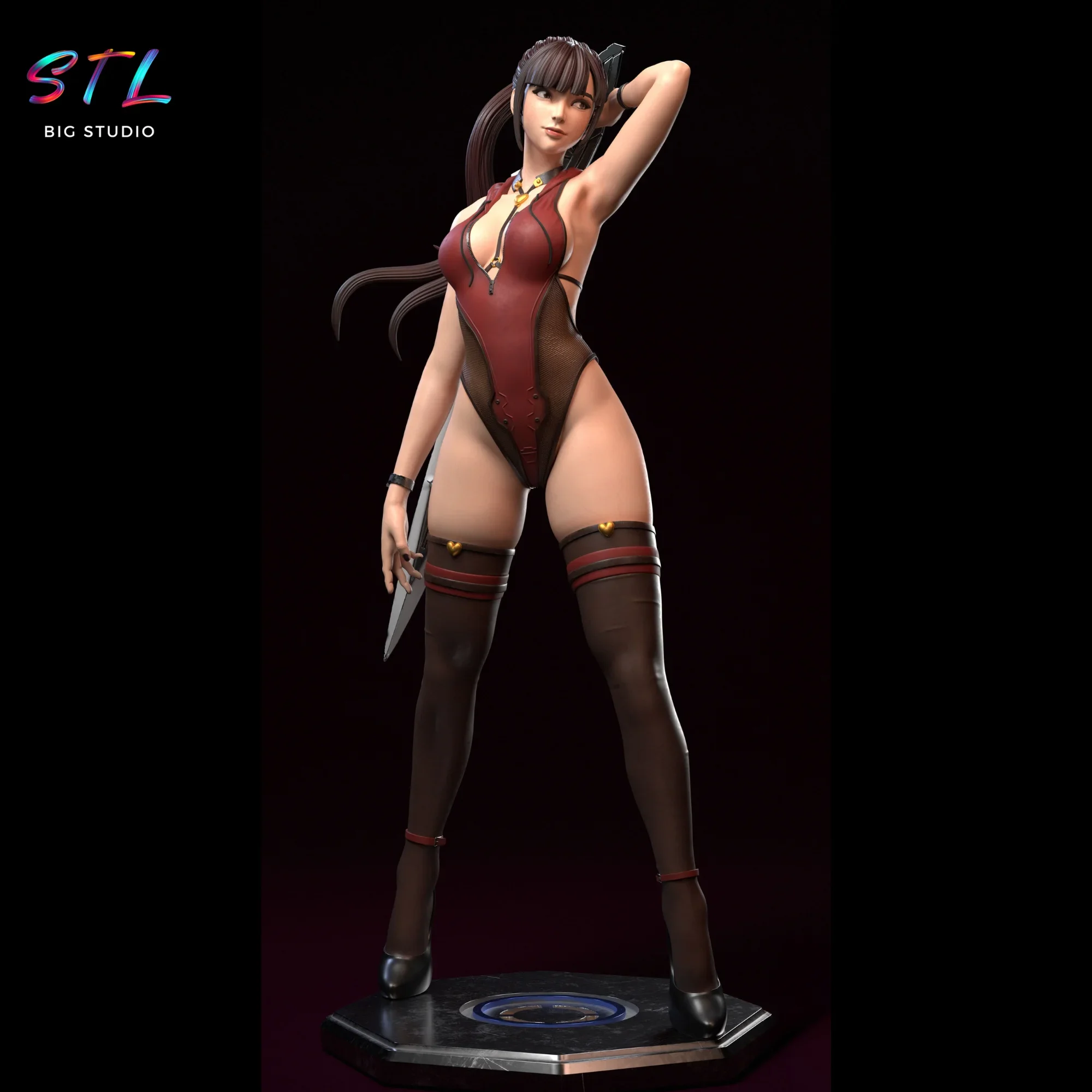eve stl stellar blade impresion 3d figura