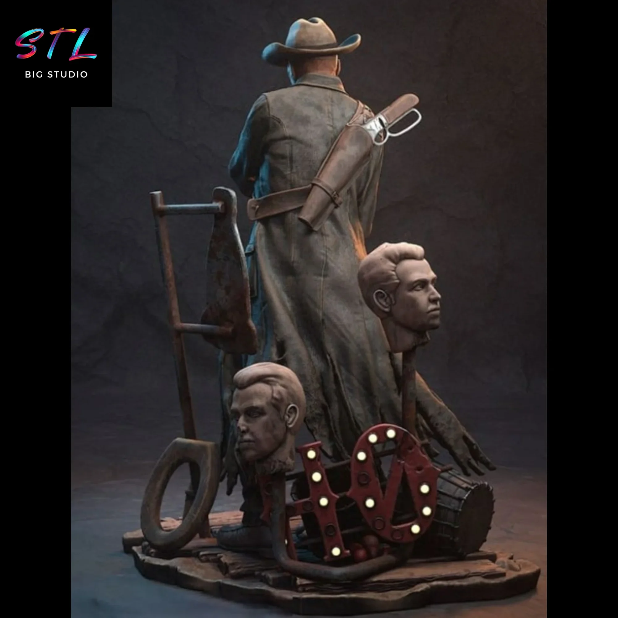 fallout stl ghoul necrofago para impresion 3d fallout stl ghoul necrofago para impresion 3d