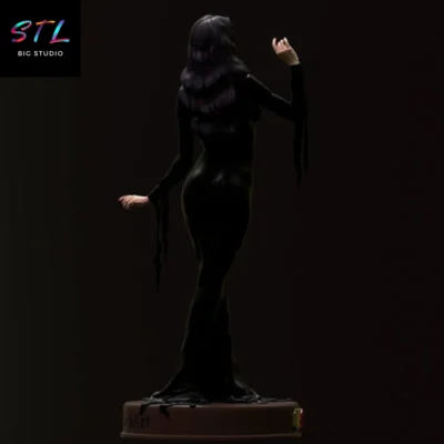 familia addams stl morticia figura impresion 3d