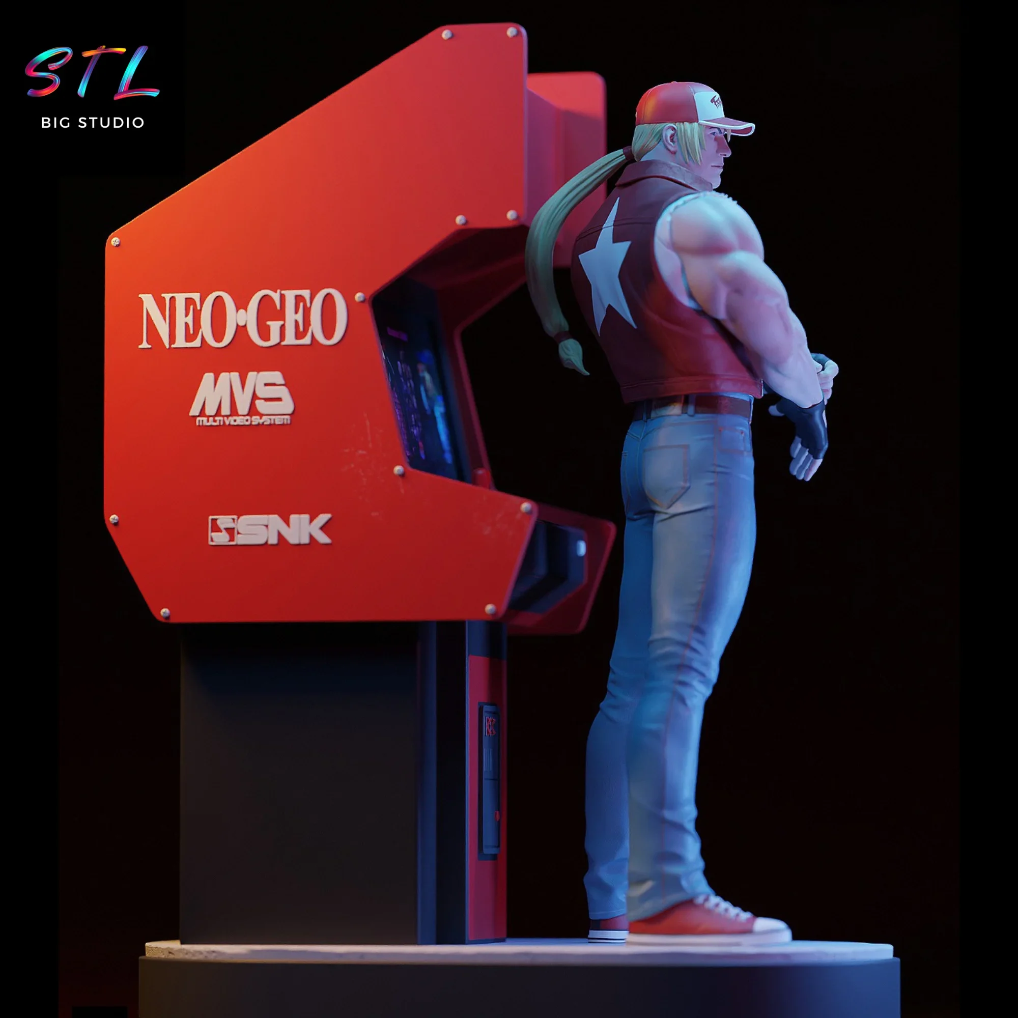 fatal fury stl terry bogard figura impresion 3d fatal fury stl terry bogard figura impresion 3d