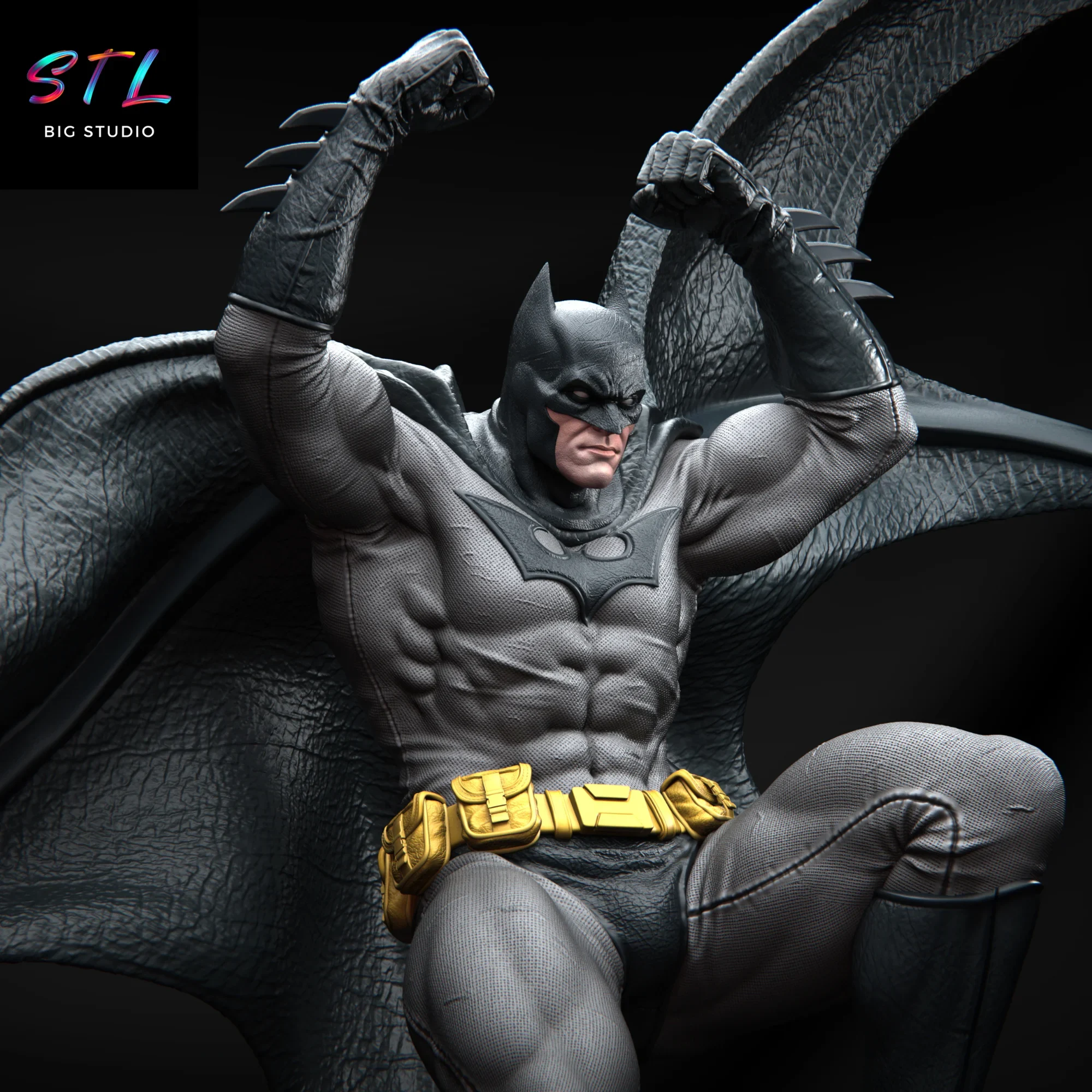 figura 3d batman para imprimir dc comics figura 3d batman para imprimir dc comics
