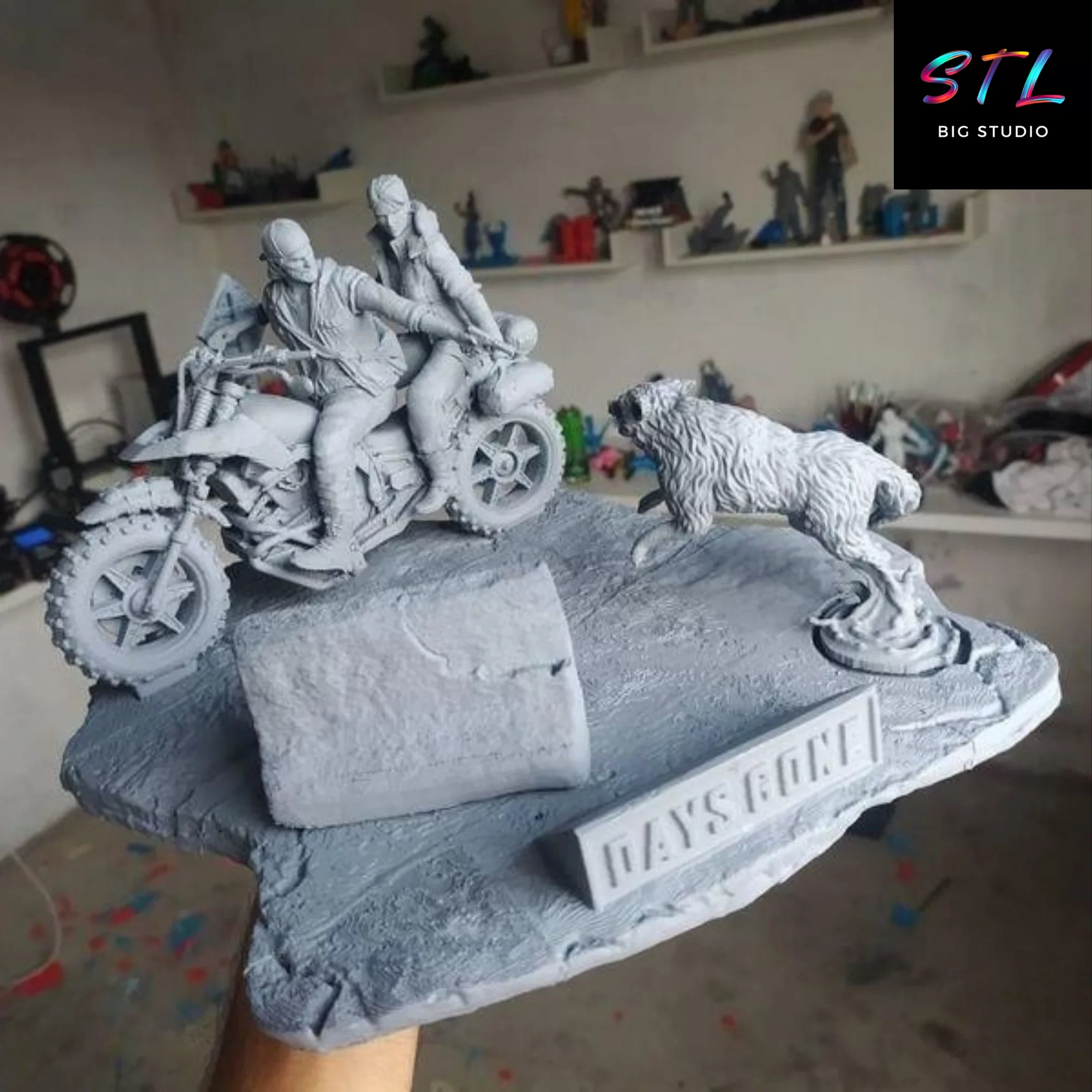 figura 3d days gone stl para imprimir figura 3d days gone stl para imprimir