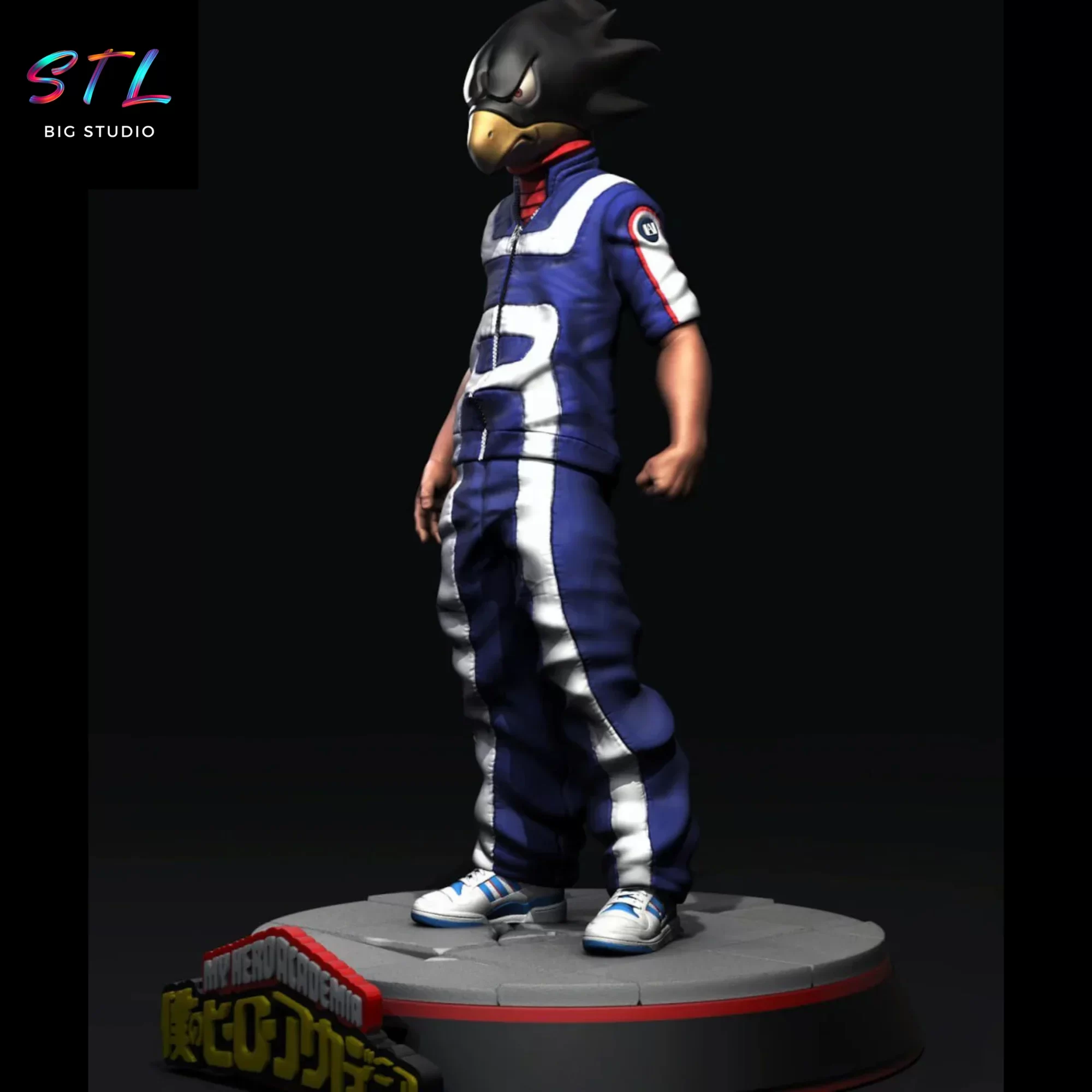 figura 3d fumikage tokoyami stl boku no hero figura 3d fumikage tokoyami stl boku no hero