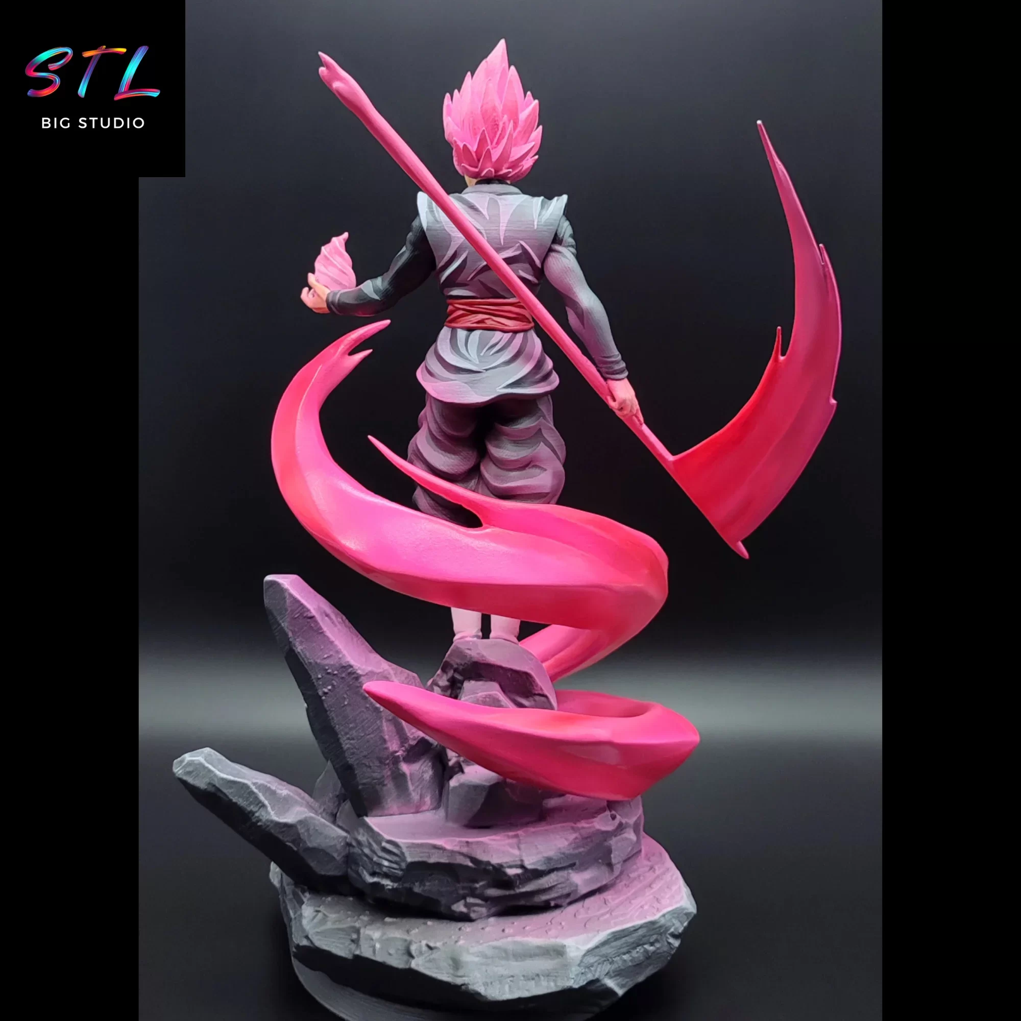 figura 3d goku black stl dragon ball super figura 3d goku black stl dragon ball super