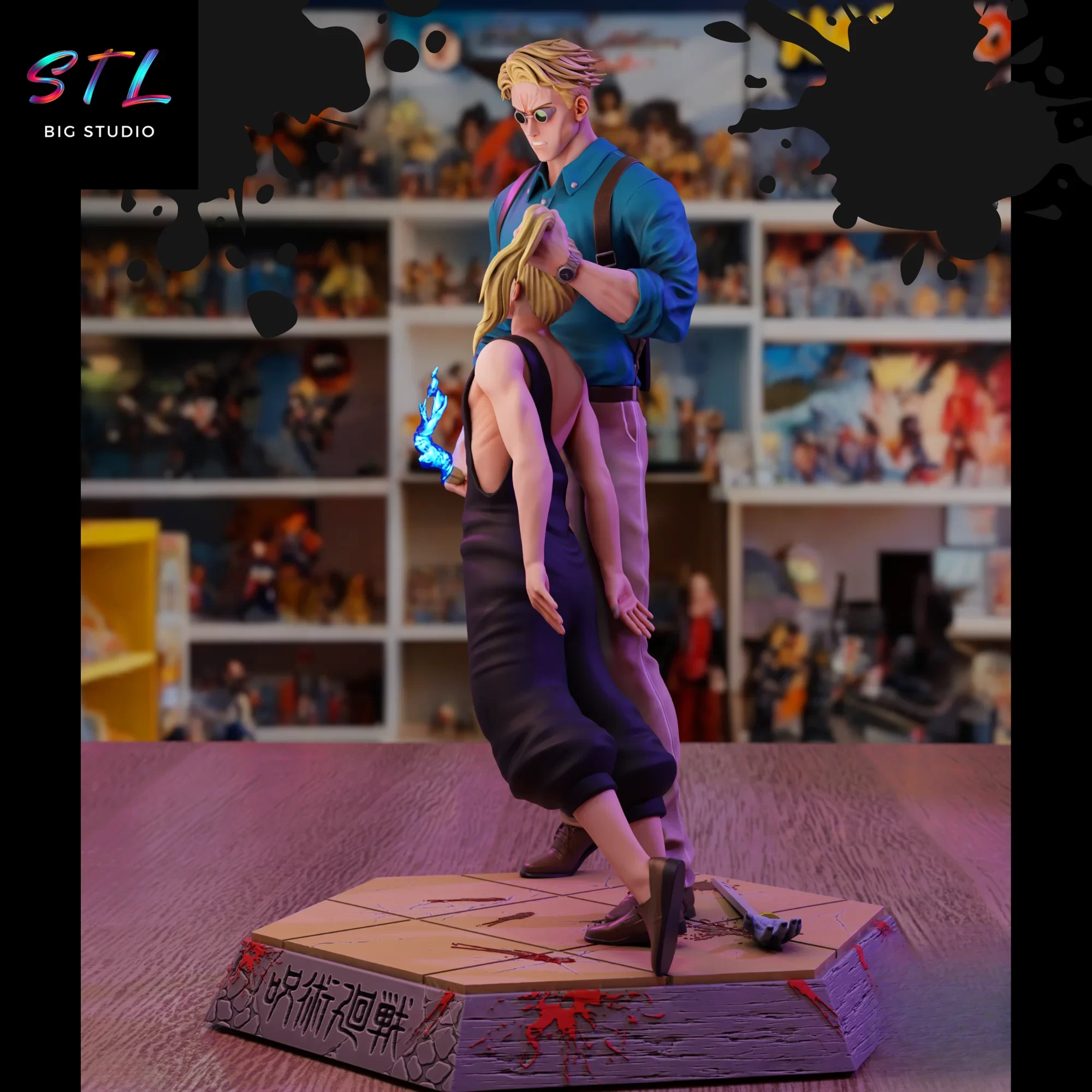 figura 3d kento nanami vs shigemo stl jujutsu kaisen figura 3d kento nanami vs shigemo stl jujutsu kaisen