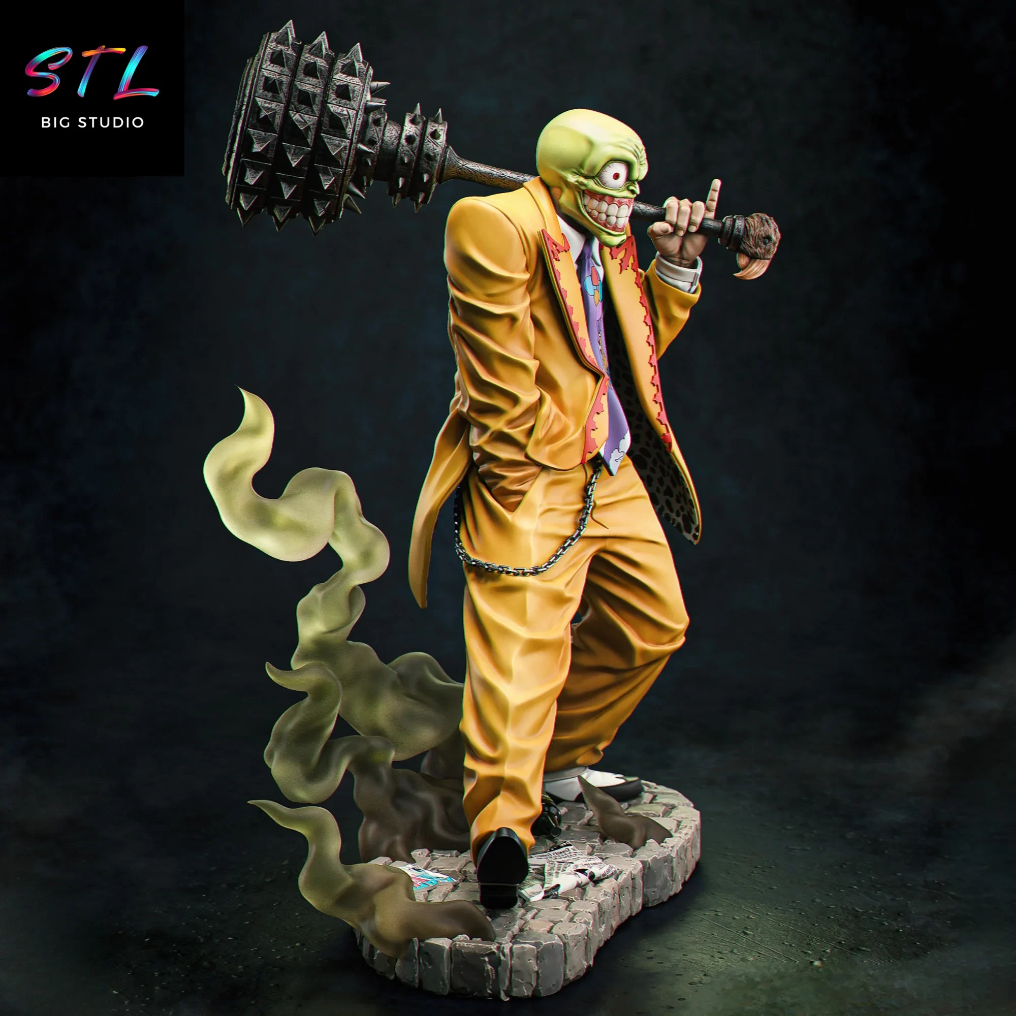 figura 3d la mascara stl para imprimir figura 3d la mascara stl para imprimir