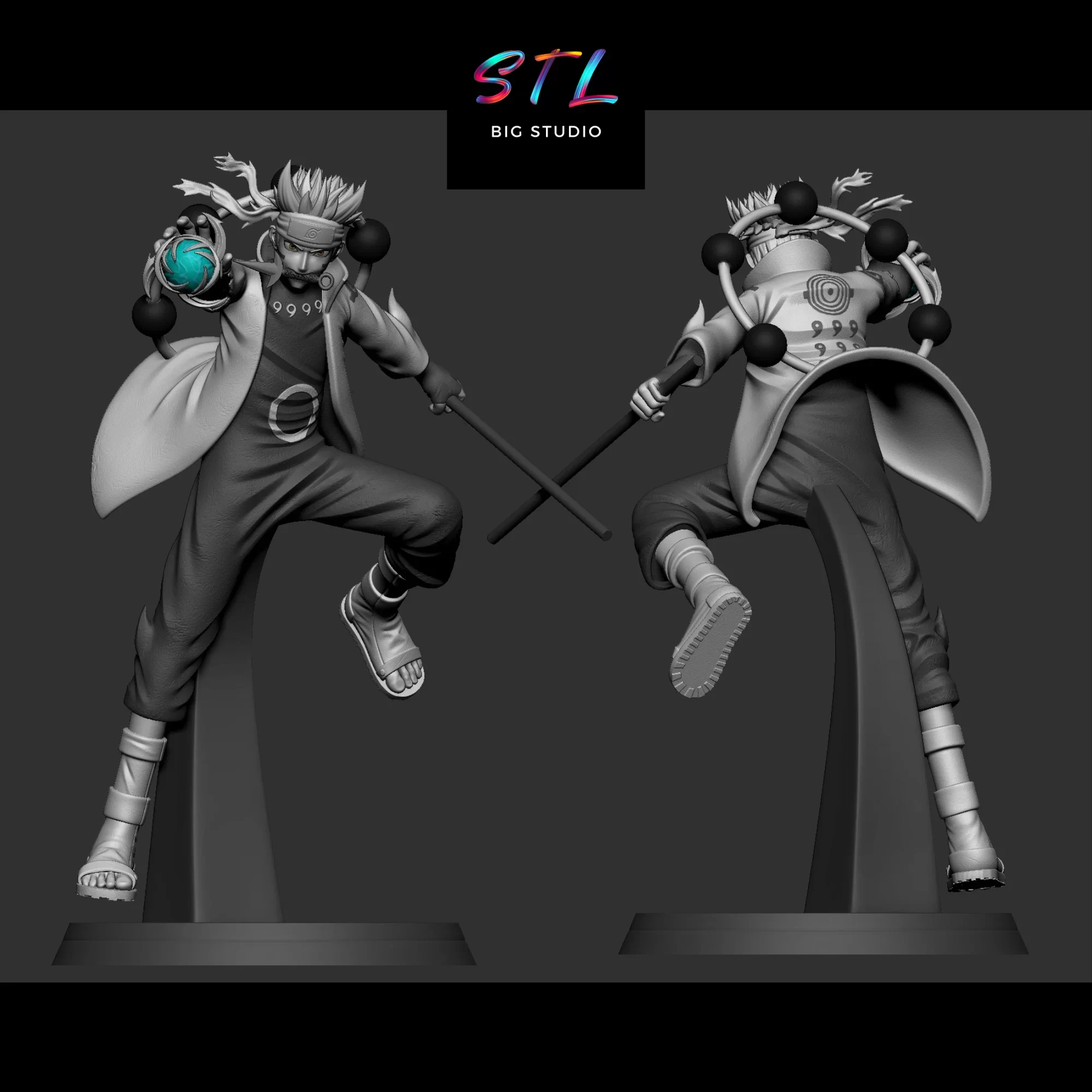 figura 3d naruto sabio seis caminos stl figura 3d naruto sabio seis caminos stl