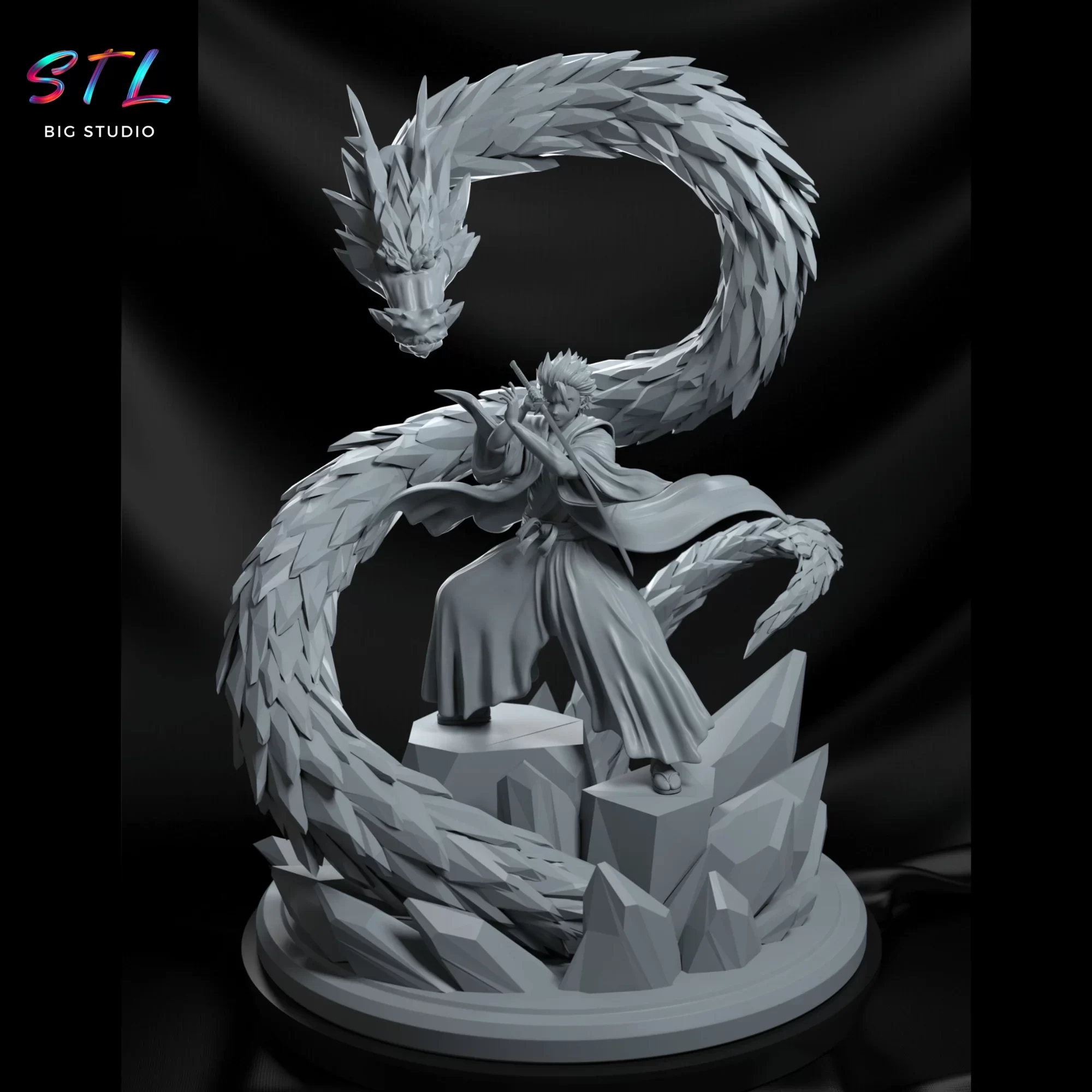 figura 3d toshiro hitsugaya stl bleach figura 3d toshiro hitsugaya stl bleach