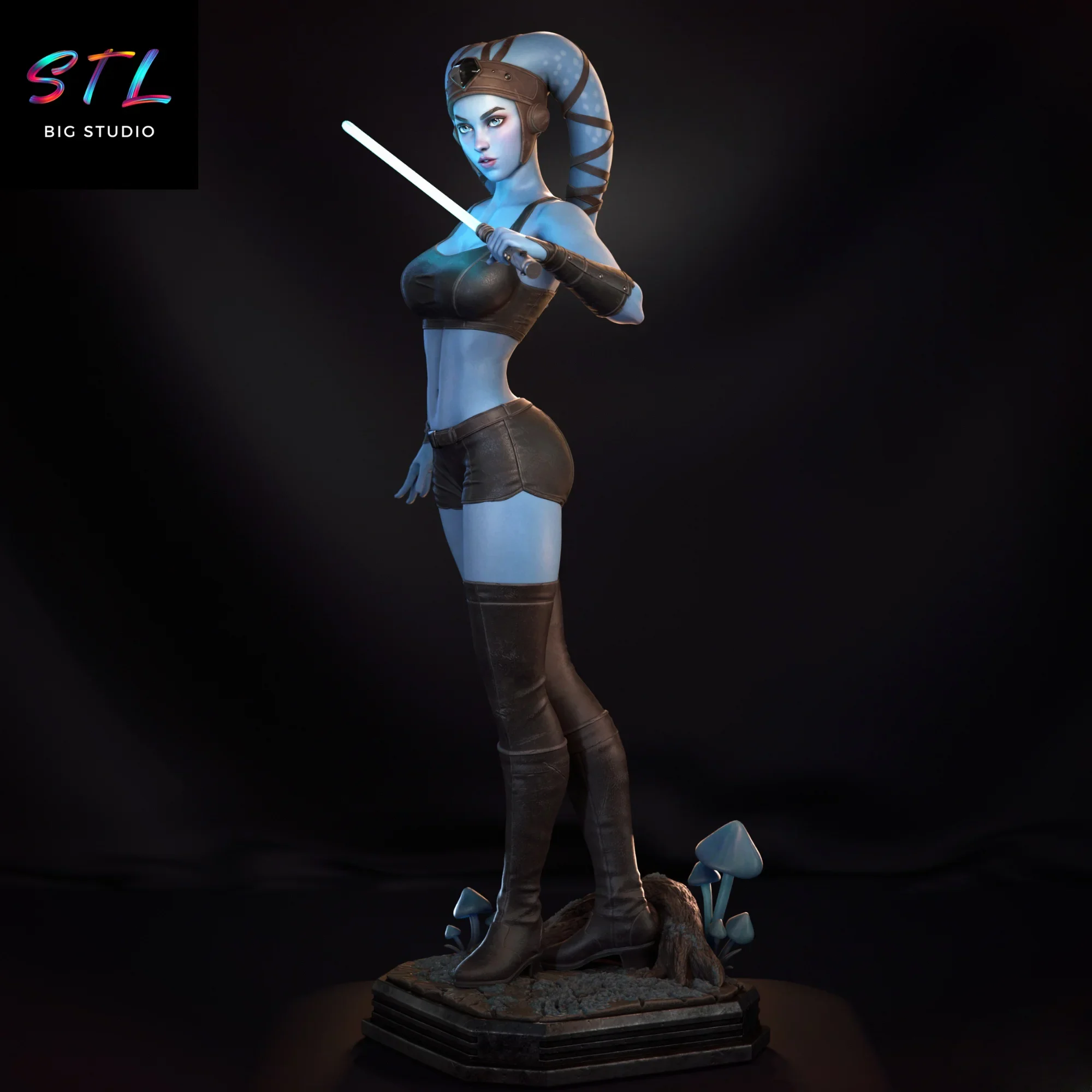 figura aayla secura stl impresion 3d star wars figura aayla secura stl impresion 3d star wars