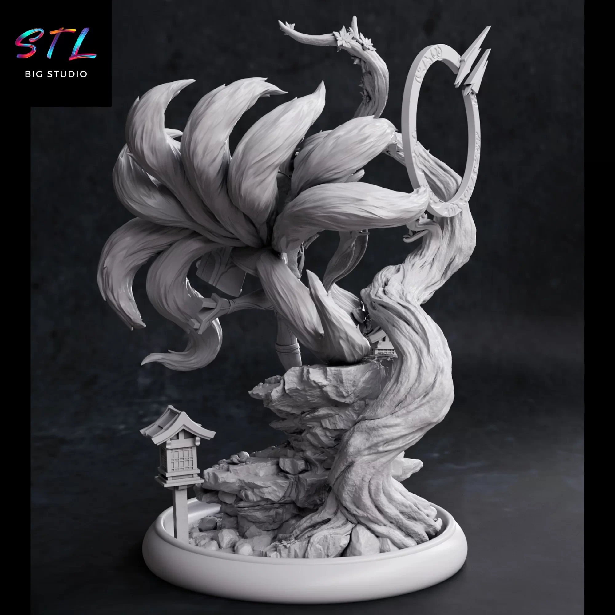 figura ahri stl lol imprimir 3d figura ahri stl lol imprimir 3d
