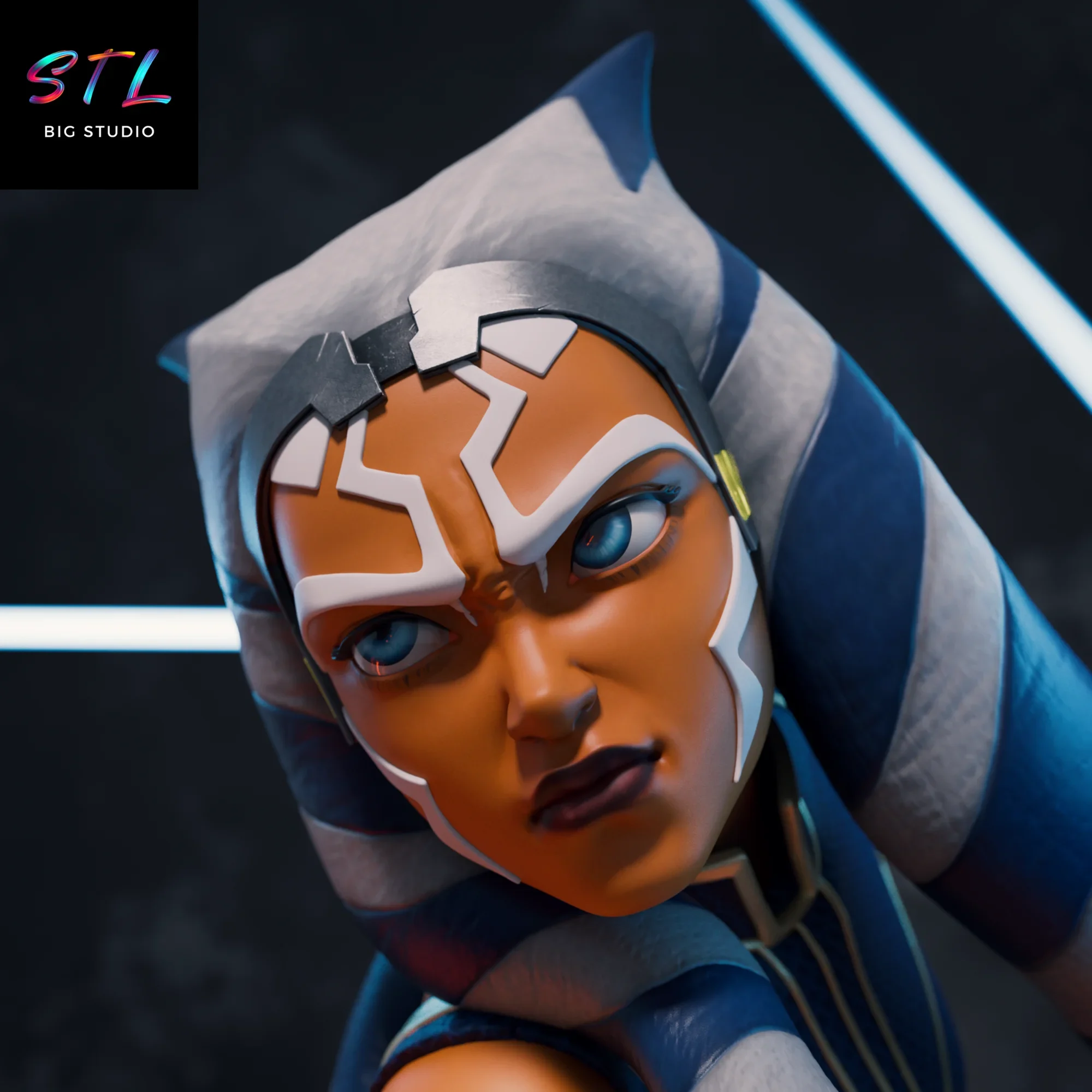 figura ahsoka tano stl star wars para impresion 3d figura ahsoka tano stl star wars para impresion 3d