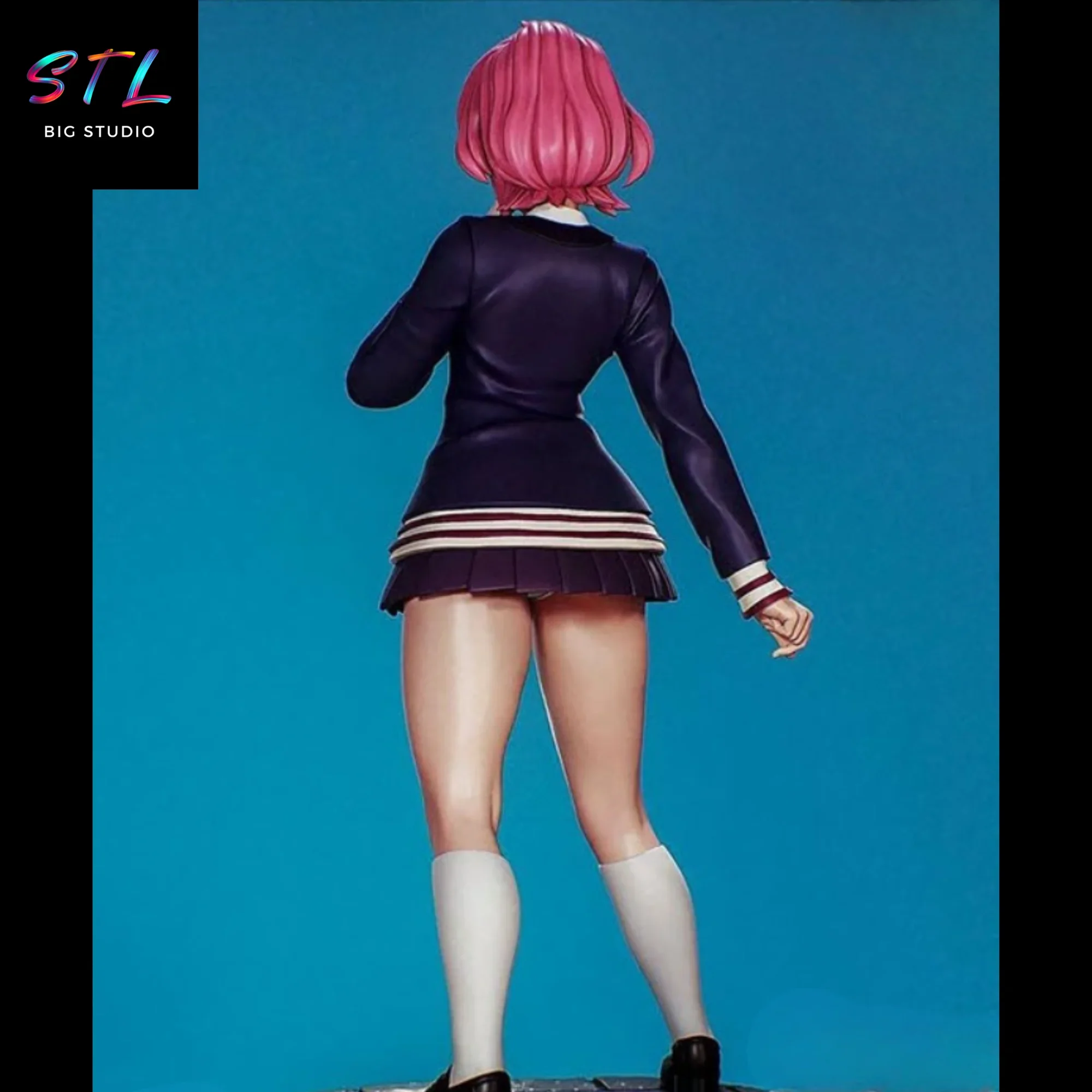 figura aira shiratori stl impresion 3d dandadan figura aira shiratori stl impresion 3d dandadan