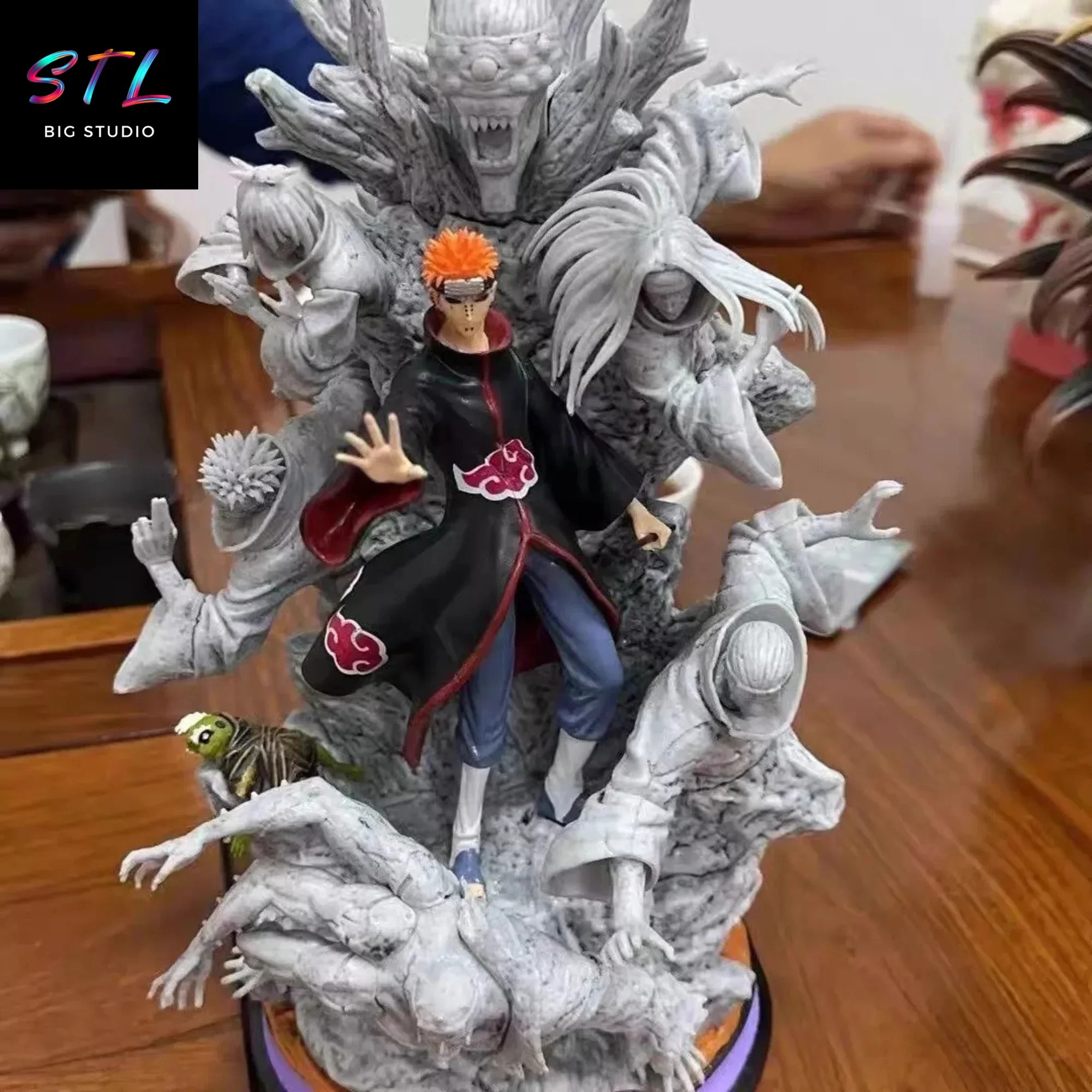 figura akatsuki stl naruto diorama figura akatsuki stl naruto diorama