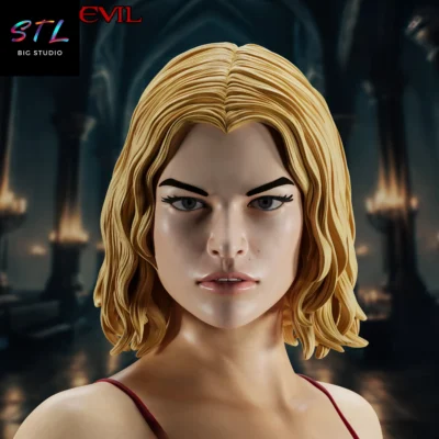 figura alice stl impresion 3d resident evil