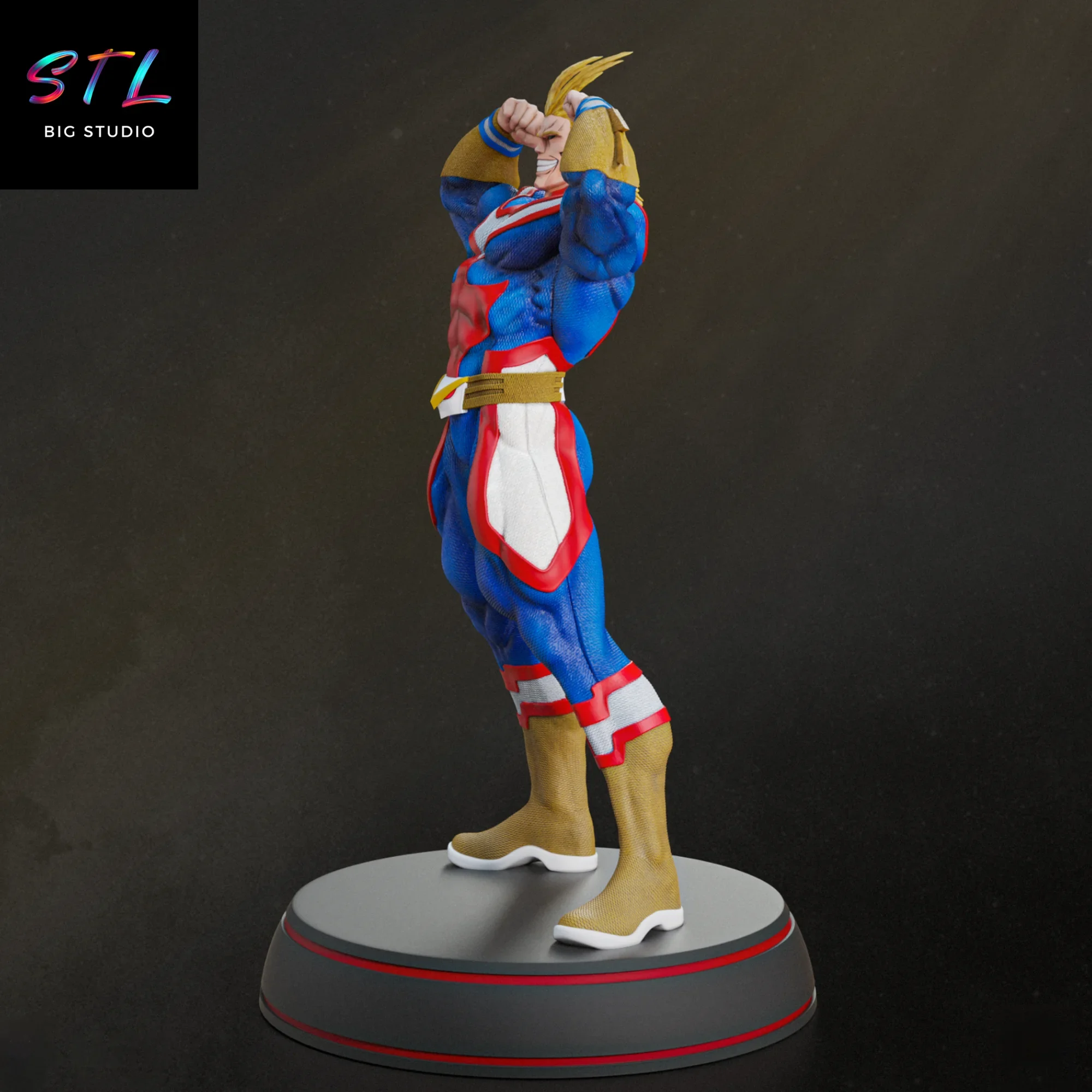 figura all might stl my hero academia impresion 3d figura all might stl my hero academia impresion 3d