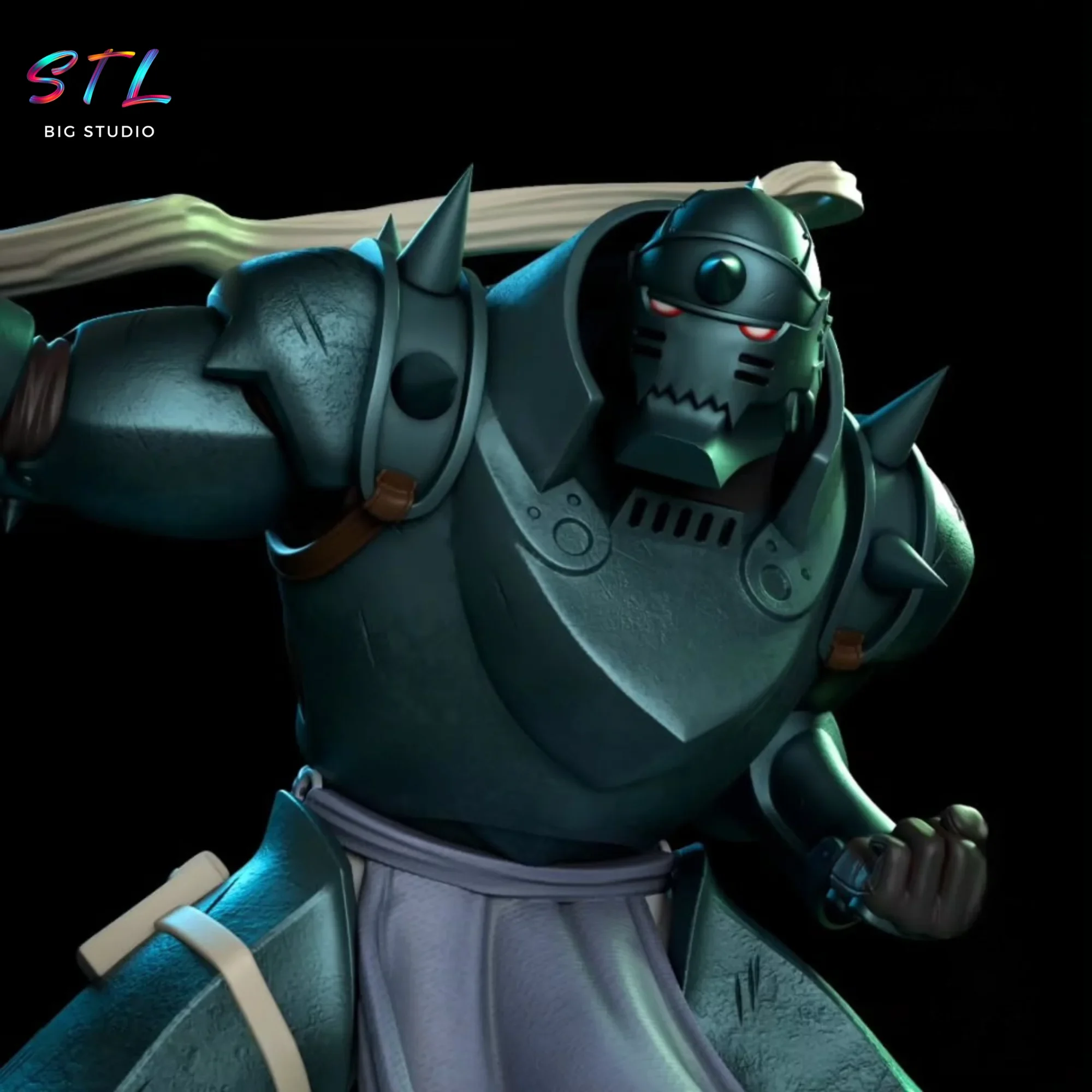 figura alphonse elric stl impresion 3d fullmetal alchemist figura alphonse elric stl impresion 3d fullmetal alchemist