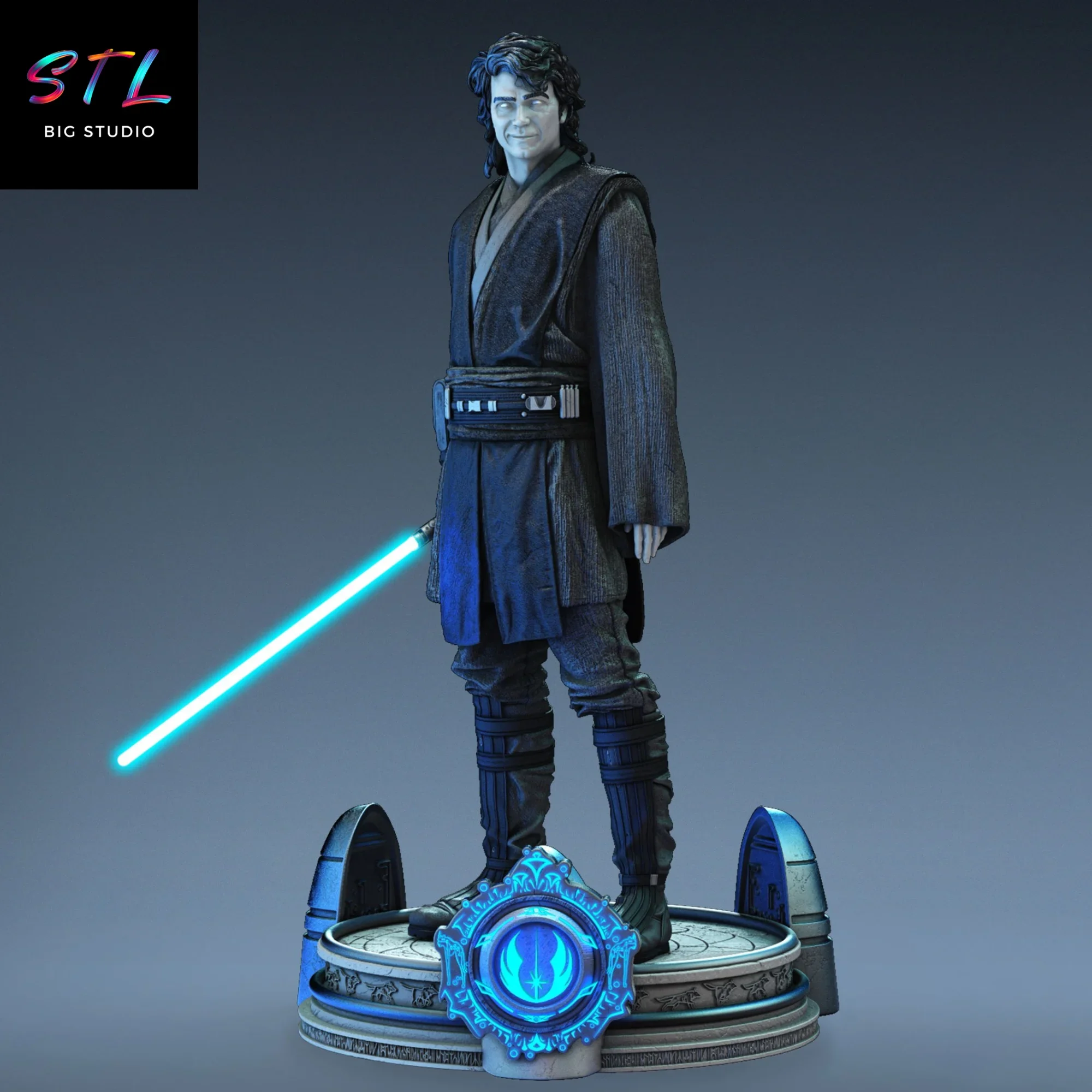 figura anakin stl star wars impresion 3d