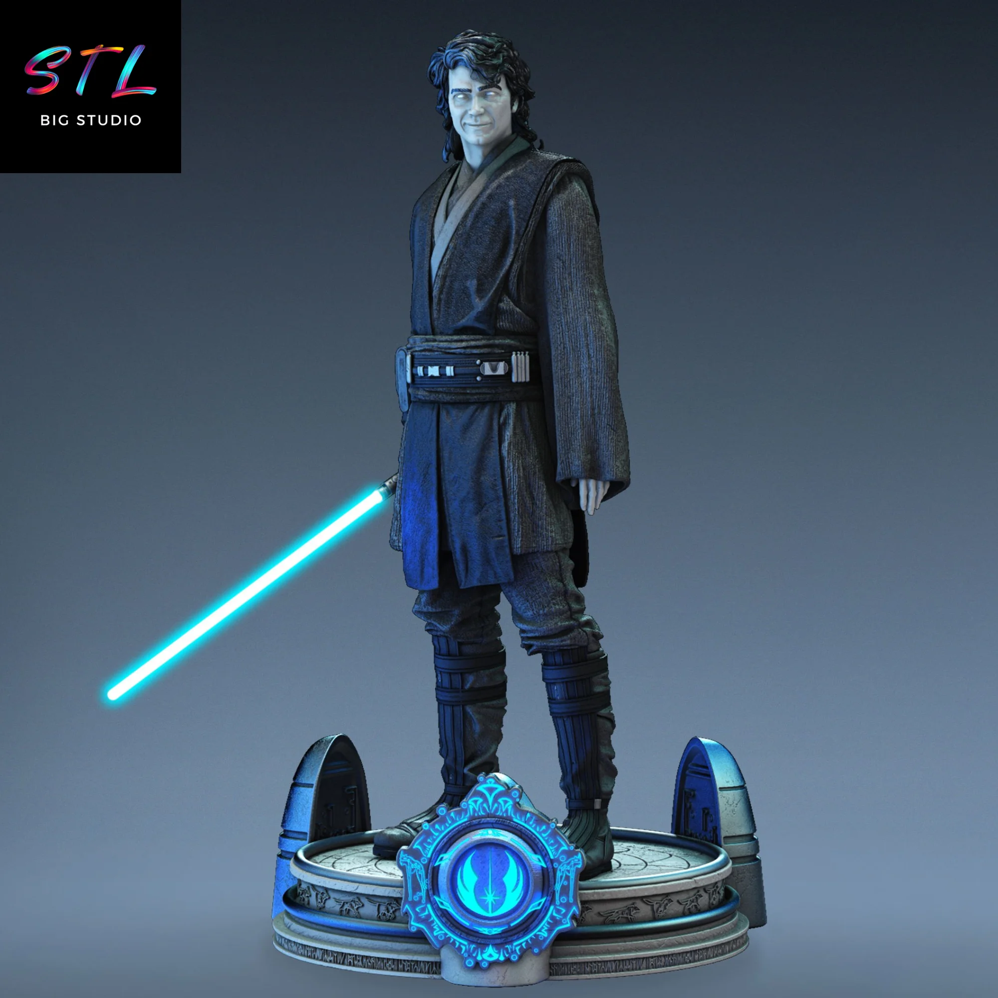 figura anakin stl star wars impresion 3d