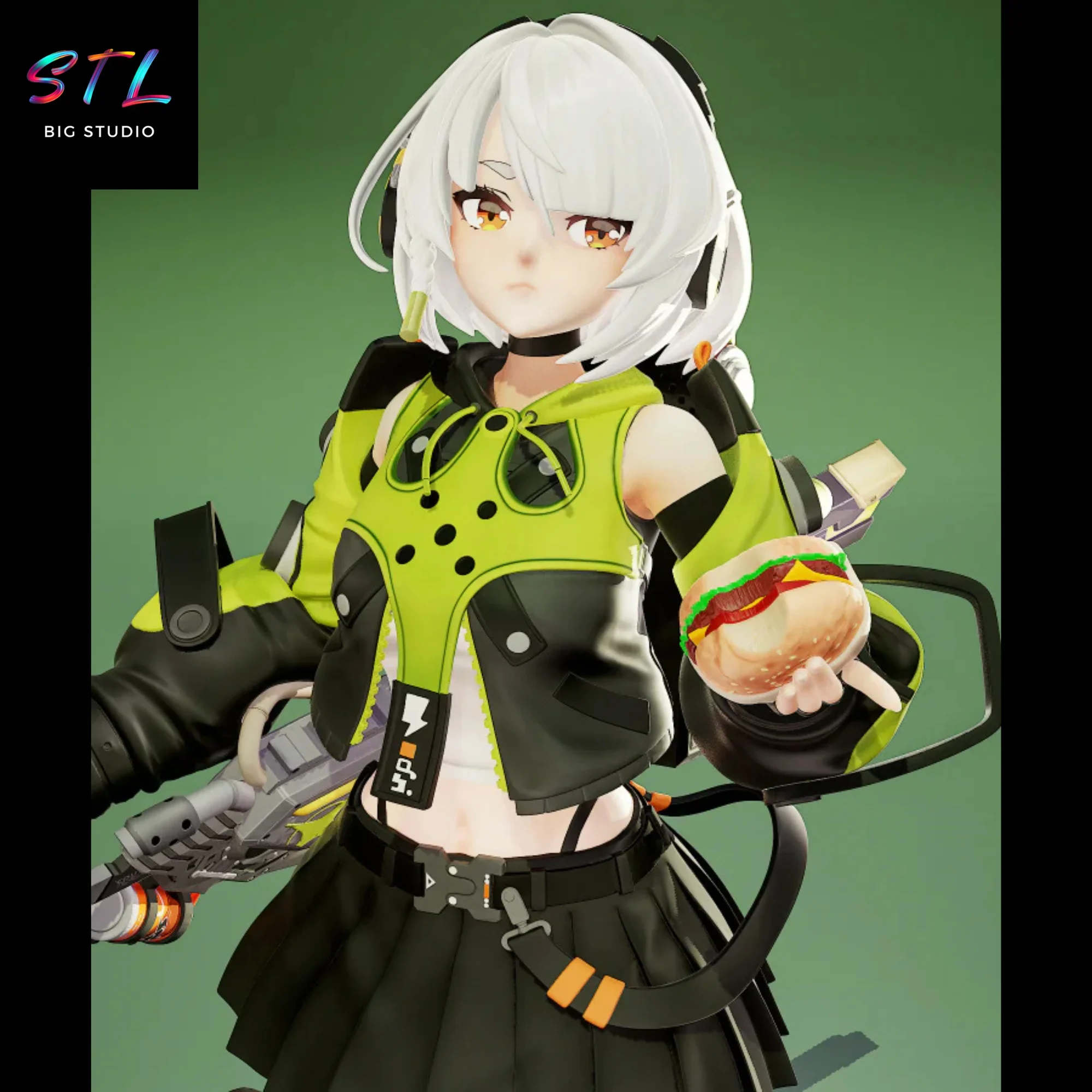 figura anby demara stl zenless zone zero para impresion 3d figura anby demara stl zenless zone zero para impresion 3d