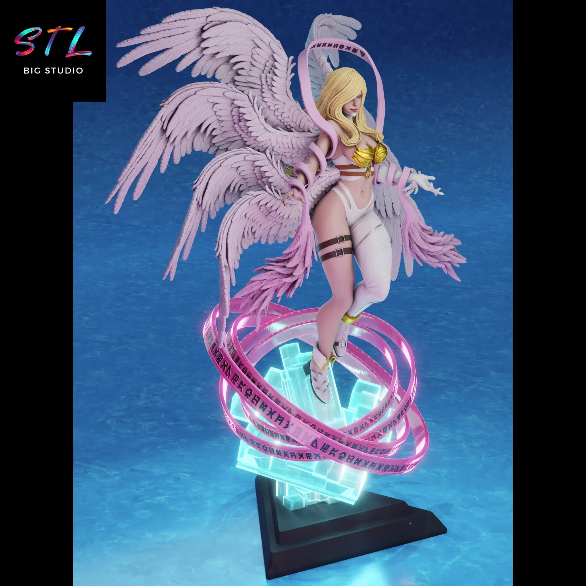 figura angewomon stl impresion 3d digimon figura angewomon stl impresion 3d digimon